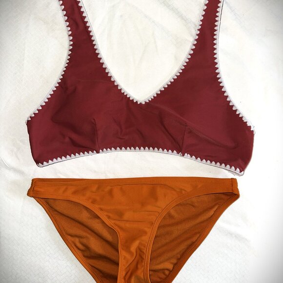 2 Piece Swimsuit - Boho - XHilaration - Top/Medium-Bottom/Small - A175 - Picture 2 of 7